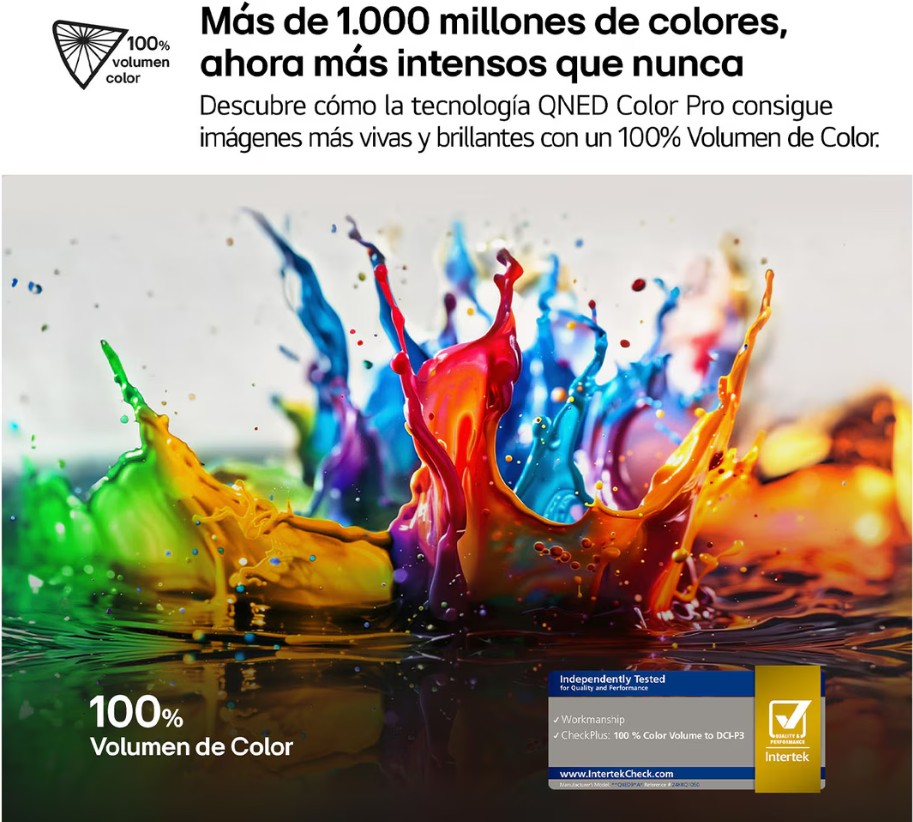 LG 55QNED87A6B, TV QNED 55" MiniLed, 4K Ultra HD, 120Hz, webOS 25