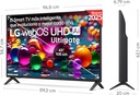 LG 43UA75006LA, TV LED, 4K Ultra HD, 60 Hz, WebOS25