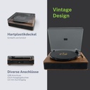 Tocadiscos - Muse MT-106 BT, Bluetooth, USB, RCA, 2x5 W Madera