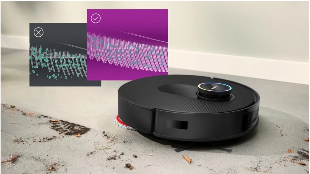 Bosch BCRDW3BX, Robot aspirador Spotless Max Cam, cepillo CarbonPower,  Home Connect