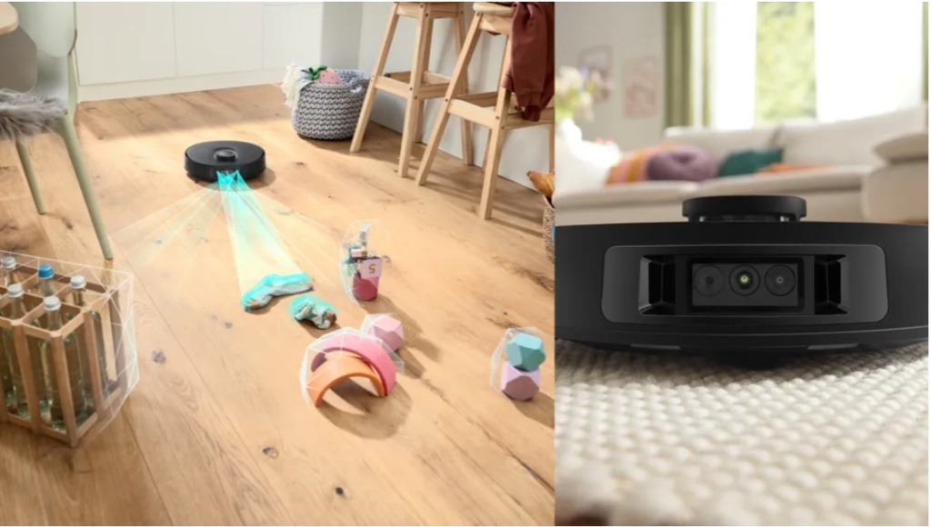 Bosch BCRDW3BX, Robot aspirador Spotless Max Cam, cepillo CarbonPower,  Home Connect