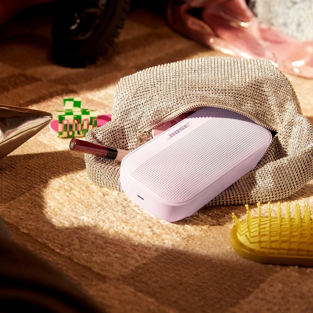 Bose SoundLink Flex portátil, altavoz Bluetooth, inalámbrico, sumergible, de viaje, negro