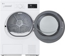 LG RHA1008NWK Secadora 8kg, D, con Bomba de calor, Blanca, Serie 100