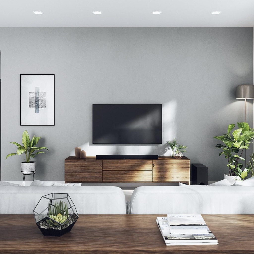 Yamaha SR-X50A, Barra de Sonido True X Bar 50A con Dolby Atmos, subwoofer inalámbrico y Alexa Incorporado, Negro