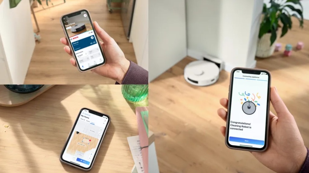 Bosch BCRC1W, Robot aspirador Spotless +