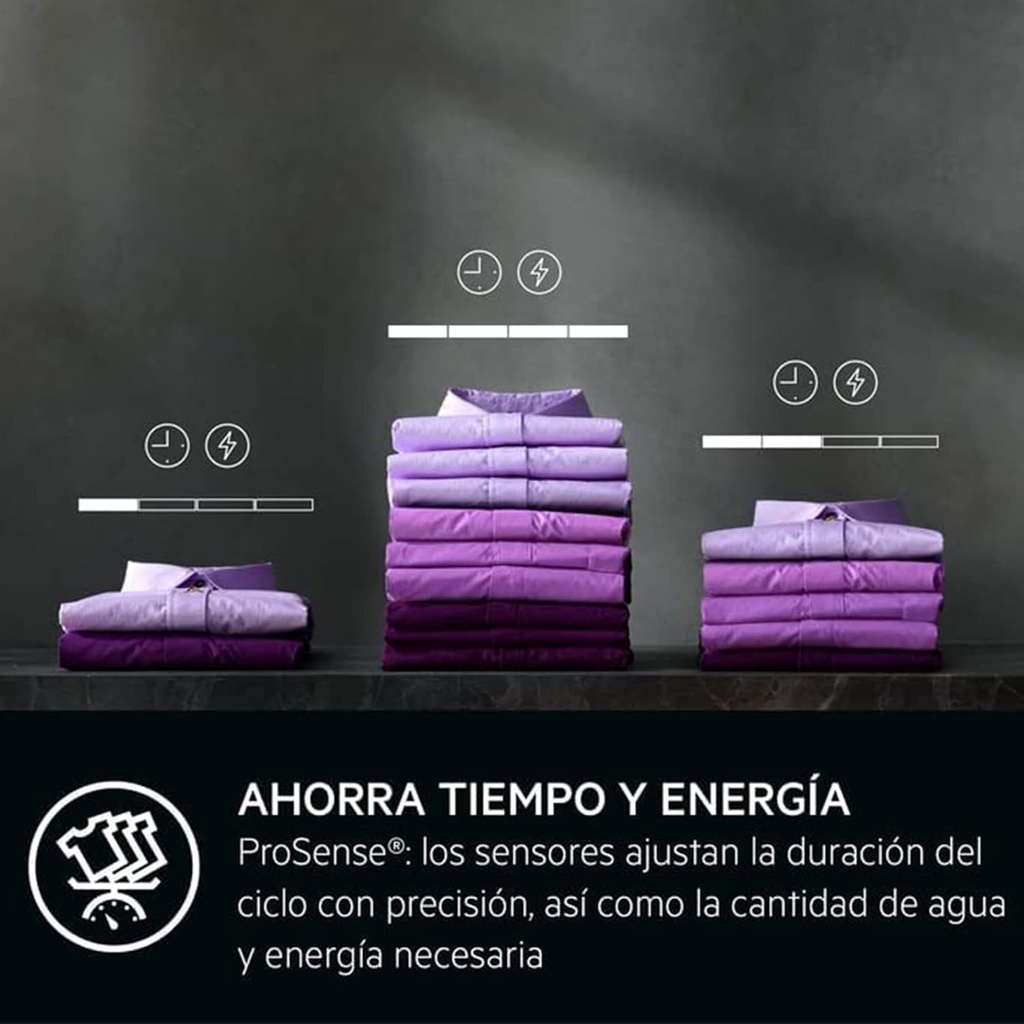 AEG LFA5I82RE, Lavadora carga frontal, 8 kg, 1200 rpm, 14 programas, Blanco