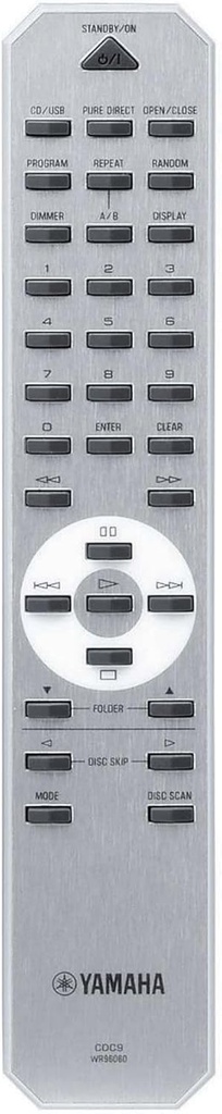 Yamaha CD-C603, Reproductor de CD, con Bandeja para 5 CD, Compatible con Varios formatos, Puerto USB Frontal para reproducción Digital y Mando a Distancia