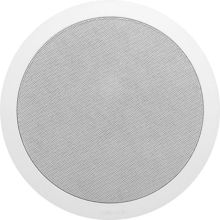 Polk SC-80, Altavoz empotrable en techo, Redondo, Resistente a la humedad, Woofer de 20 cm, Cúpula blanda de 2,5 cm orientable