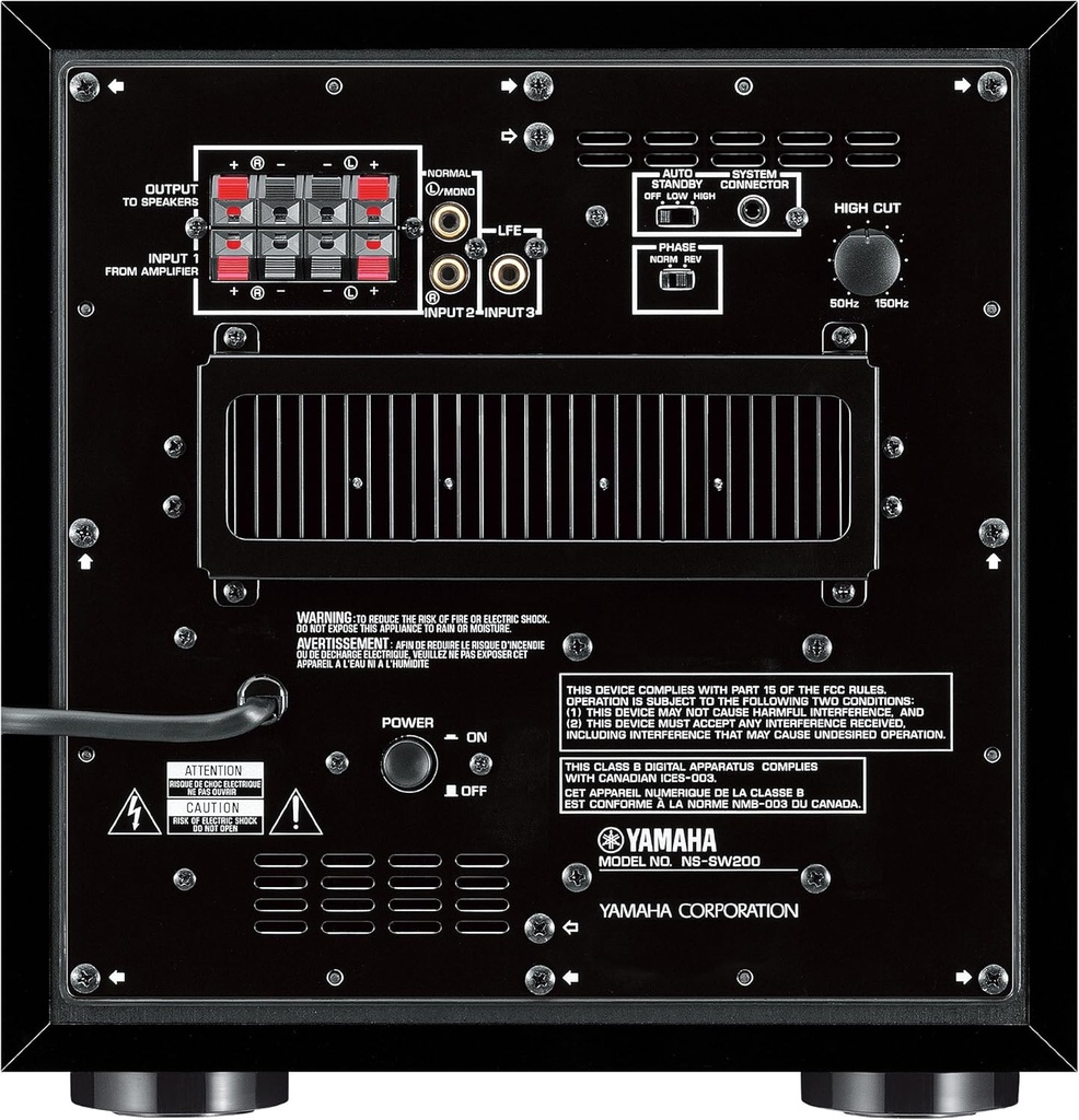 Yamaha NS-SW200, Subwoofer de 130 W