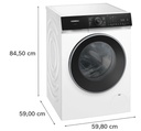 Siemens WG56H2A0ES, lavadora de carga frontal, 10KG, 1600RPM, dosificación automática i-Dos