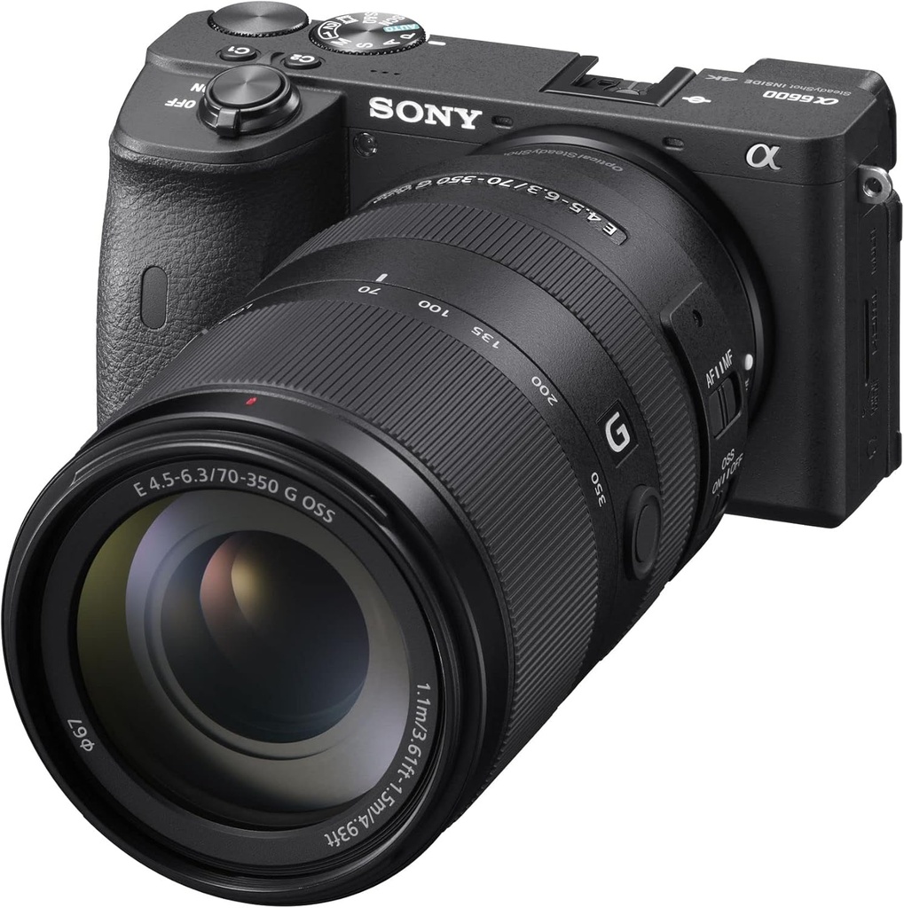 Sony SEL70350G, objetivo 70-350mm F4.5-6.3 G OSS - Teleobjetivo para APS-C
