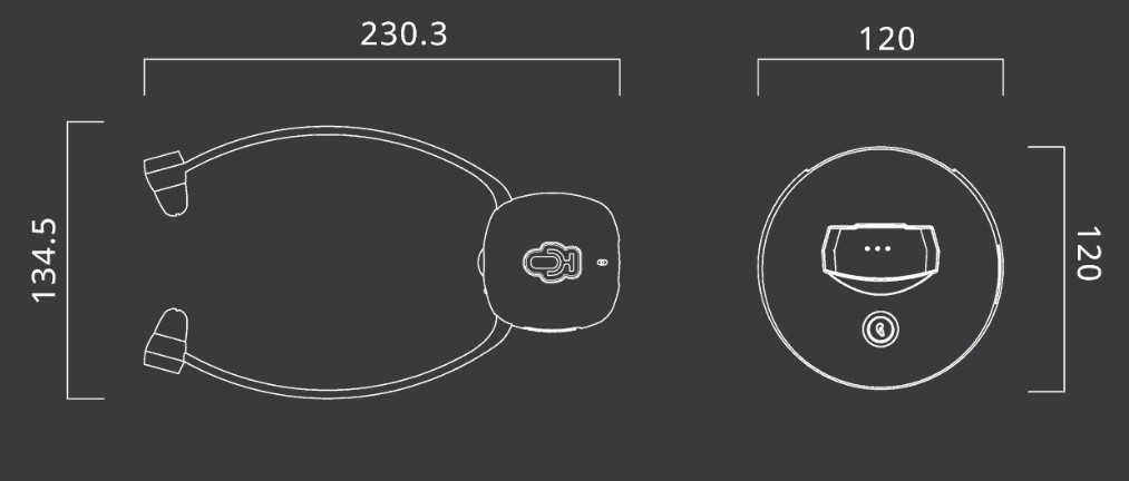 Muse M-286 CTV, Auriculares de TV, Jack 3,5 Optical Cable, 12 Horas de batería