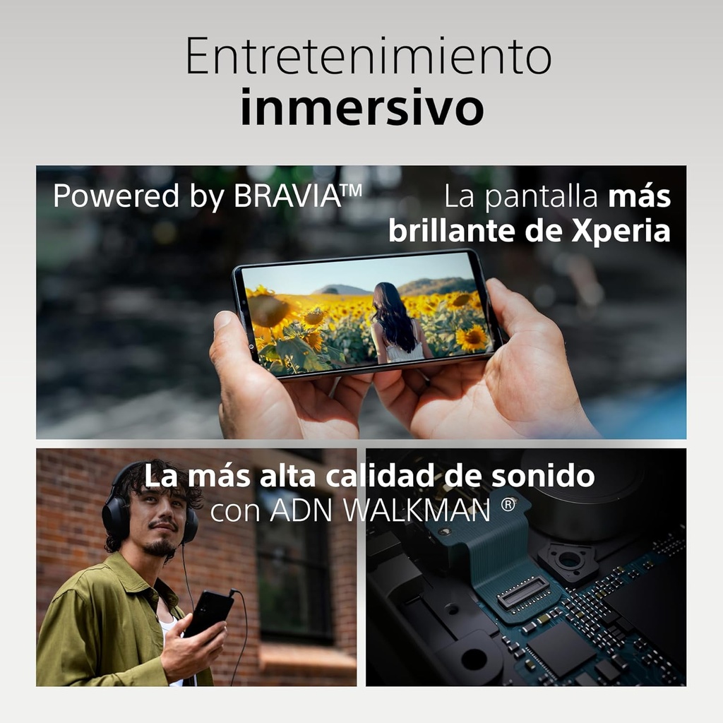 Sony Xperia 1 VII Nuevo sensor ultra gran angular Xperia Intelligence 2 días duración