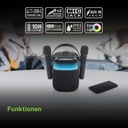 Muse M-530 KA, Altavoz BT Karaoke, Potencia 30W, con 6 Modos de luz. IPXS, Sonido de acompañamiento. Entrada Auxiliar, Toma de Auriculares, Entrada de Mic, Puerto USB