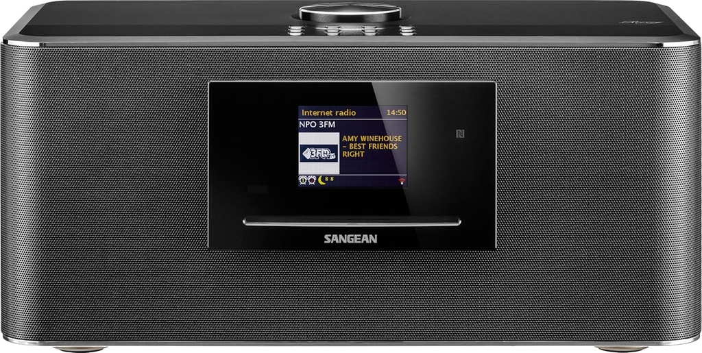 Sangean DDR-75BT, Radio de sobremesa Dab+, Wifi/Bluethoot, Radio por Internet / FM-RDS / DAB+, NFC