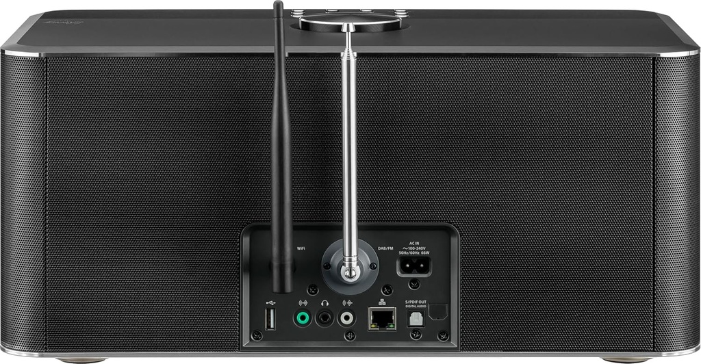 Sangean DDR-75BT, Radio de sobremesa Dab+, Wifi/Bluethoot, Radio por Internet / FM-RDS / DAB+, NFC