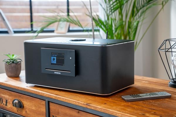 Sangean DDR-75BT, Radio de sobremesa Dab+, Wifi/Bluethoot, Radio por Internet / FM-RDS / DAB+, NFC