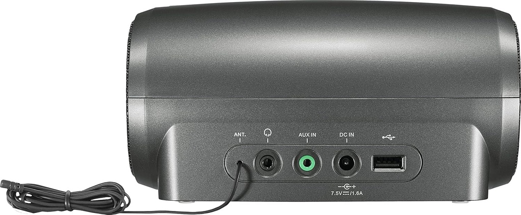 Sangean RCR-11 WF, radio de internet, Pantalla de 3.2", Dab+, WiFi, MP3/WMA, negro