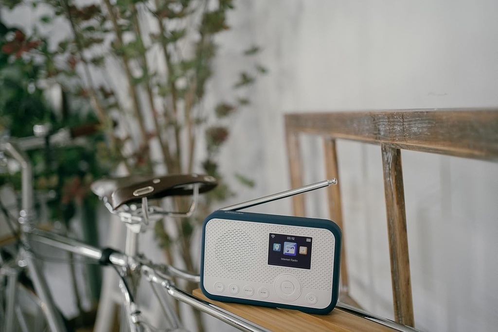 Sangean WFR39, radio digital portátil, internet, Spotify Connect, DAB+, negro