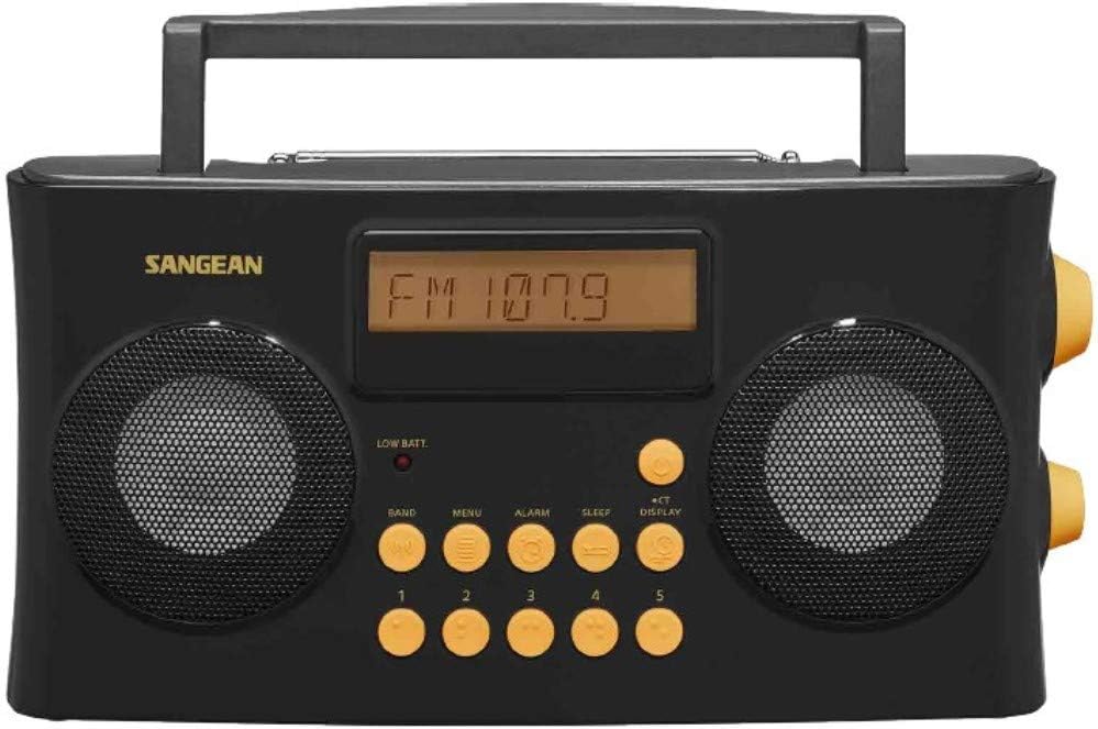Sangean PR-D17, Radio Portátil Con Función de Voz AM / FM Con Indicaciones de Voz