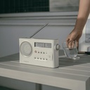 Sangean PR-D4BT, radio de sintonización, AM / FM, Bluetooth, función alarma, color crema