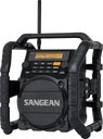 Sangean U-5 DBT, FM AM, NFC, alarma, USB, Waterproof ,BT, Black