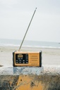 Sangean MMR-88 DAB, radio de emergencia con manivela y carga solar, DAB+ / FM, camuflaje