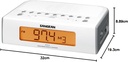 Sangean RCR-5, radio despertador, AM/FM, temporizador de alarma dual