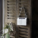 Sangean PR-D6, radio portátil, analógica, FM/AM, blanca