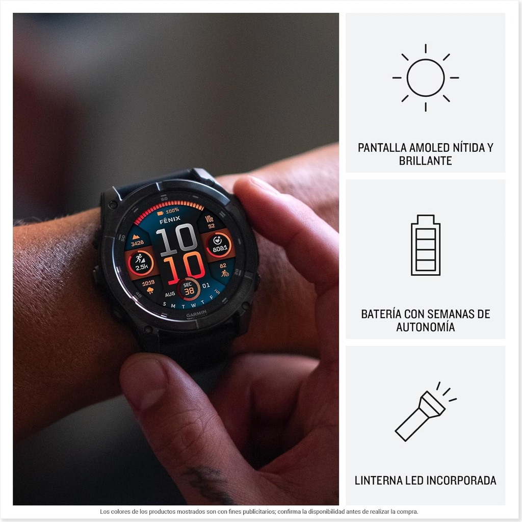 Reloj Garmin Fenix 8, 47mm, Multisport GPS,