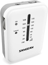 Sangean SSR32B, radio portátil, AM/FM, negro