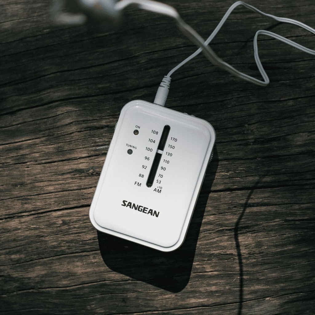 Sangean SSR32B, radio portátil, AM/FM, negro