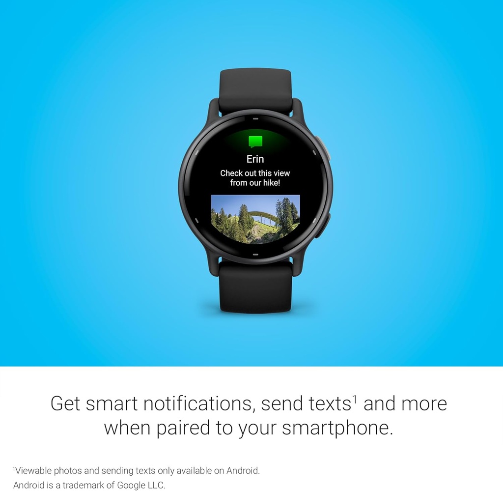 Reloj Garmin Vivoactive 5, GPS, Funciones de salud y forma física, Batería hasta 11 días,