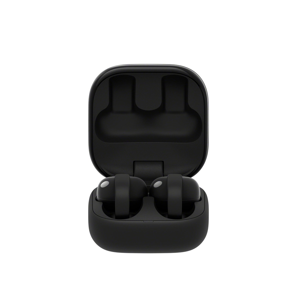 Sony LinkBuds WFLC900B Clip de estilo abierto, cómodo diseño con clip, 3 modos de escucha, IPX4, llamadas nítidas, 37 horas de batería, asistente de voz con IA, control táctil, iOS y Android