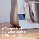 Bosch MUM5XW20, Robot de cocina con báscula1000 W, cuenco de acero inoxidable (3.9 L), juego profesional de pastelería, trituradora