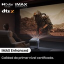 Mini Proyector Smart Tricroma UHD 4K, 65 a 300 pulgadas, 3000 Lumenes, Dolby Atmos, Dolby Vision, IMAX enhanced, HDR