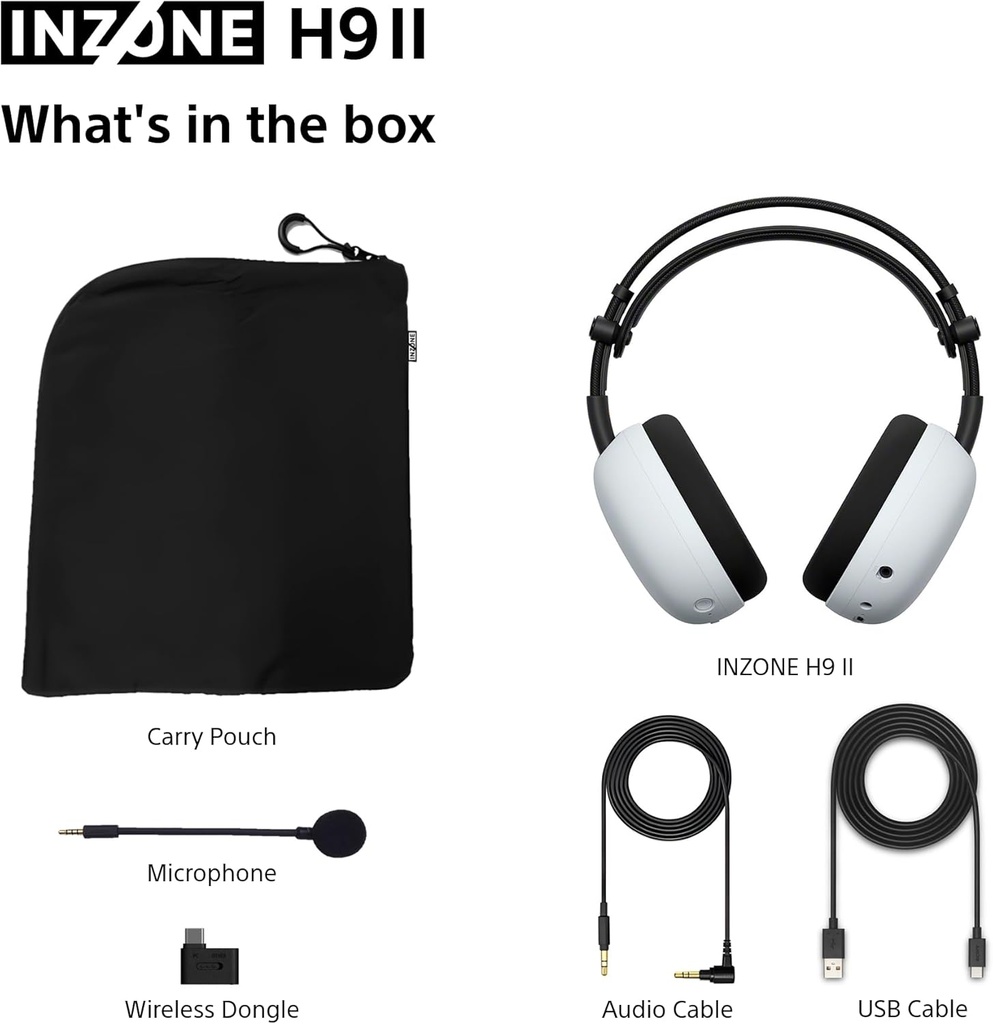 Auriculares inalámbricos para gaming INZONE H9 II con cancelación de ruido