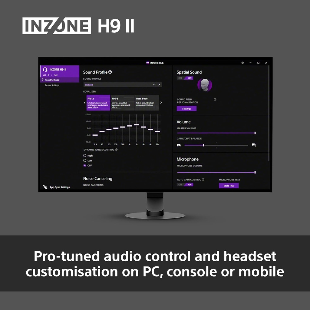 Auriculares inalámbricos para gaming INZONE H9 II con cancelación de ruido