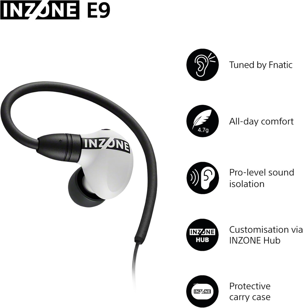 Auriculares in ear para gaming INZONE E9