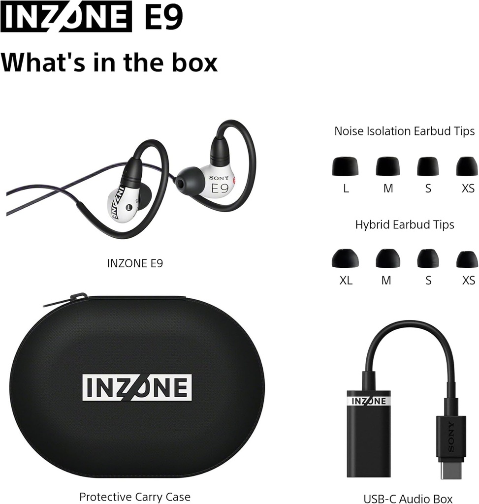 Auriculares in ear para gaming INZONE E9