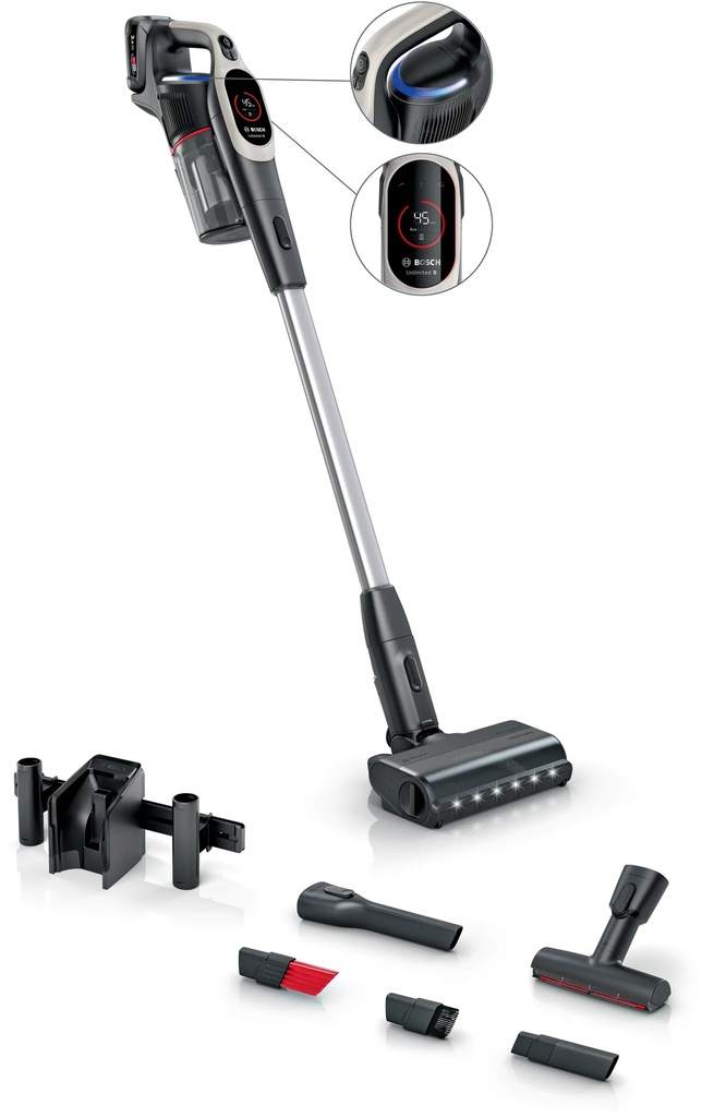 Bosch BCS931GAC, aspirador de escoba, tecnología microClean, unlimited 9