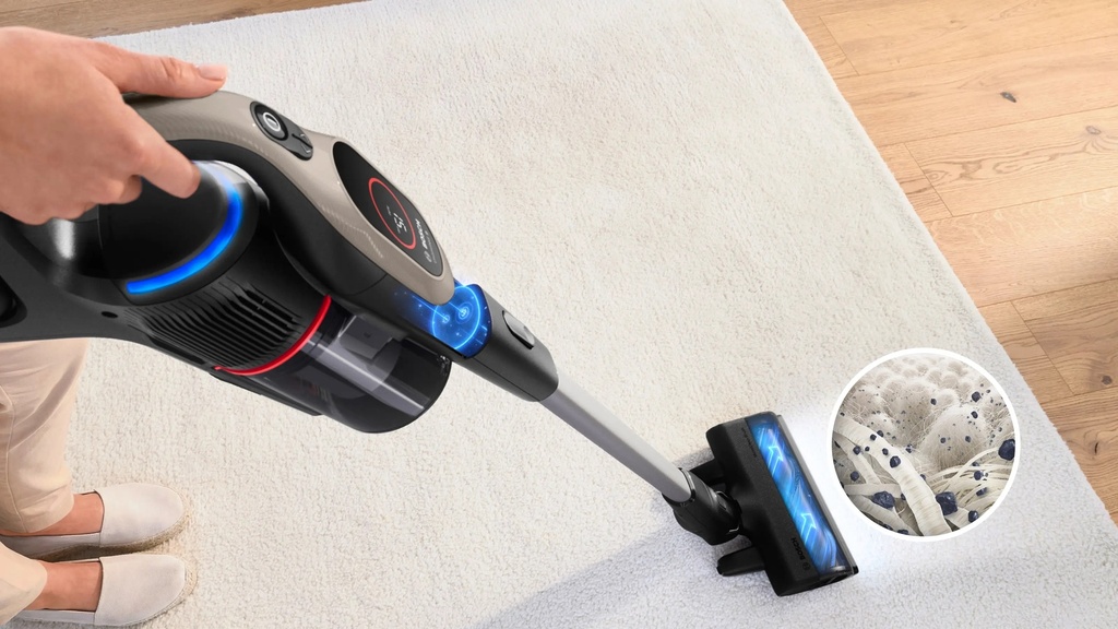 Bosch BCS931GAC, aspirador de escoba, tecnología microClean, unlimited 9