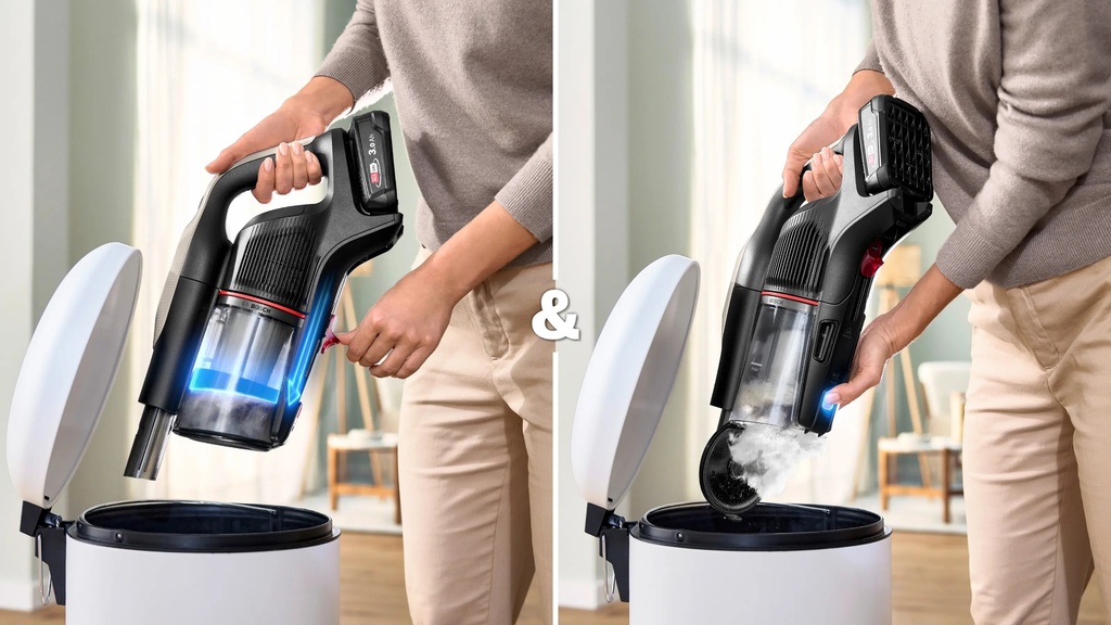 Bosch BCS931GAC, aspirador de escoba, tecnología microClean, unlimited 9