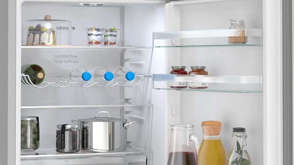 Siemens KG36NXIDF, Frigorífico combinado de libre instalación 186 x 60 cm Acero antihuellas, Total noFrost