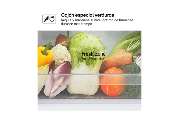 LG GTBV22SWNJ, frigorífico dos puertas, total no frost, 1,45m,