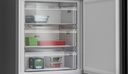 Siemens KG49NVXCG, frigorífico combinado de libre instalación, 203 x 70 cm, acero negro antihuellas, iQ300