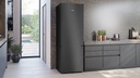 Siemens KG49NVXCG, frigorífico combinado de libre instalación, 203 x 70 cm, acero negro antihuellas, iQ300