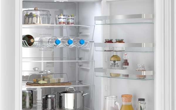 Siemens KG39NVWDG, frigorífico combinado de libre instalación, 203 x 60 cm, blanco, total noFrost, iQ300