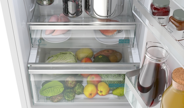 Siemens KG36NVWDG, frigorífico combinado de libre instalación, 186 x 60 cm, blanco, total noFrost, iQ300