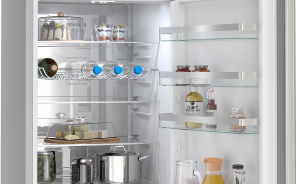 Siemens KG39NVIAG, frigorífico combinado de libre instalación, 203 x 60 cm, acero inoxidable